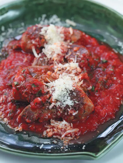 Пенне с кусочками говядины пармезаном и трюфельным маслом Говядина мякоть - фото 111