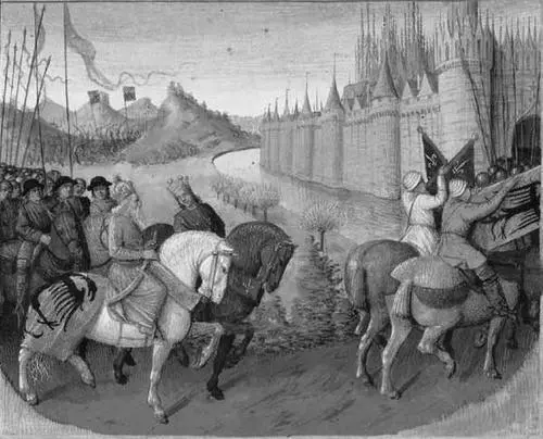 Въезд крестоносцев в Константинополь Художник Жан Фуке ок 1455 г Осада - фото 5