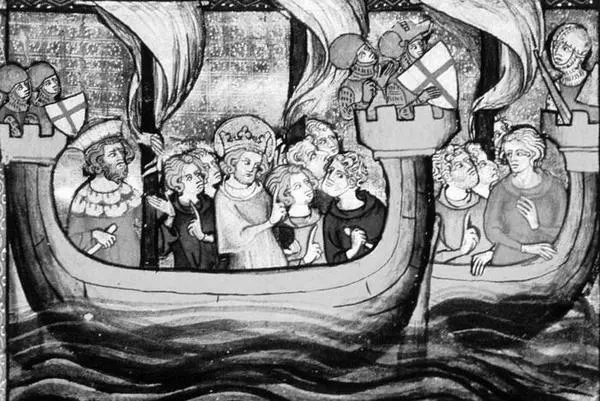 Людовик IX во главе крестоносцев Источник Гийом де СенПатю Житие Людовика - фото 11