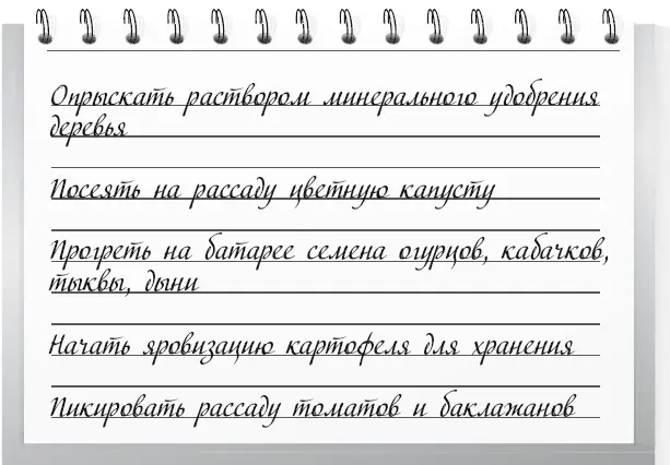 Первая половина месяца 1 Спустите лишнюю воду с участка по канавкам особенно - фото 49