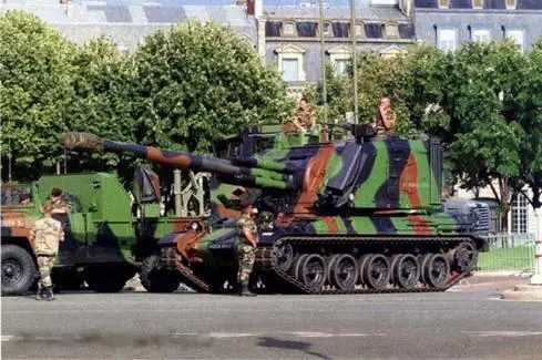 САУ 155мм AUF1 французской армии СОВРЕМЕННАЯ ОРГАНИЗАЦИЯ В начале XXI века - фото 13