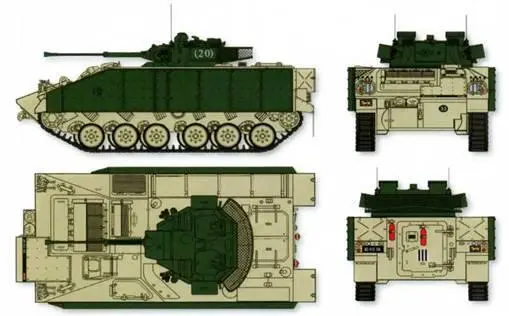 MCV80 Уорриор Британской армии Ирак БМП Уорриор в пустыне ОСНОВНЫЕ - фото 6