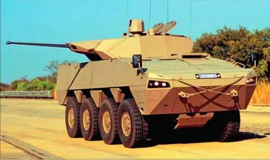 Южноафриканский вариант БМП на шасси Patria AMV с башней Denel LTC 30 - фото 28