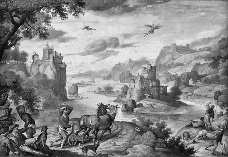 Рис 118 Падение Икара Hans Bol 15341593 Landscape with the Fall of - фото 18