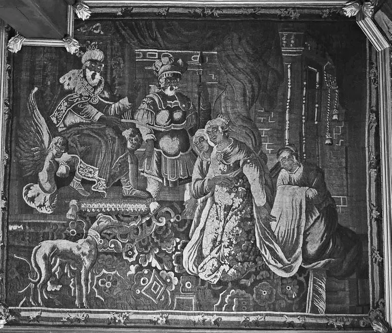 Рис 136 Есфирь перед Артаксерксом Luzy Tapisserie dans la salle des - фото 36