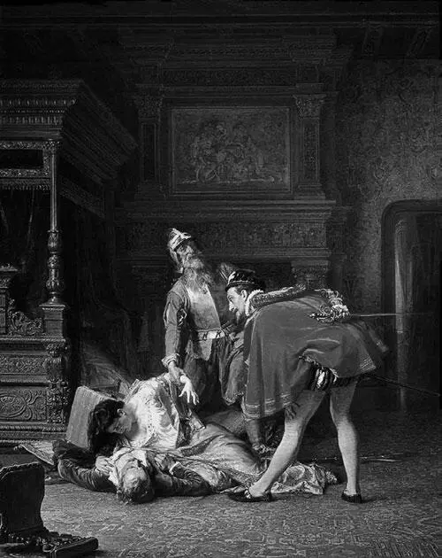 Рис 154 Сцена из Варфоломеевской ночи Карл Гун 1870 год Государственная - фото 54