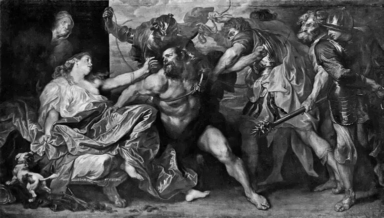 Рис 163 Самсон и Далила Anthonis van Dyck 15991641 Далила предала - фото 63