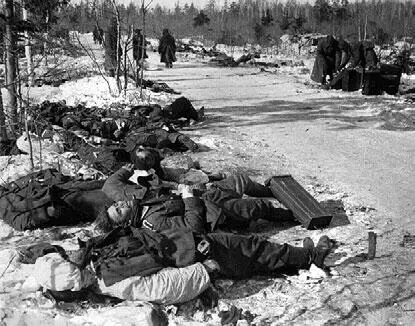 Убитые немецкие солдаты 1942 г 22 февраля 1942 года В деревне Дубовик во - фото 64