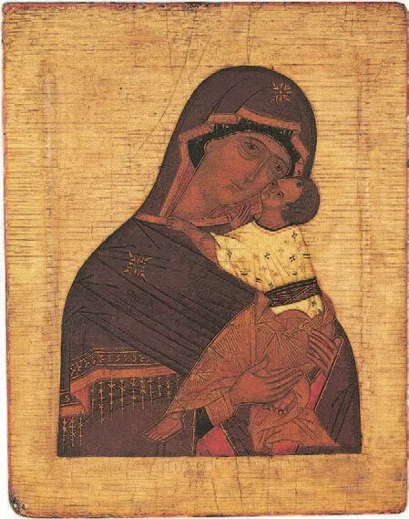 Богоматерь Корсунская Московская школа XVI в Национальный музей Париж - фото 108