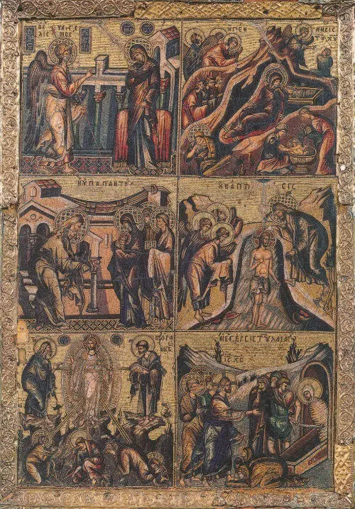 Праздники Мозаичная икона Начало XIV в Музей ОперадельДуомо Флоренция - фото 150