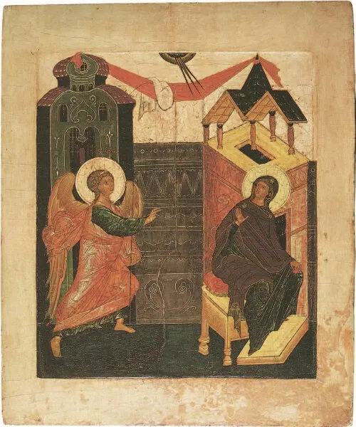 Благовещение Россия Вторая половина XVI в Музей икон Реклинхаузен - фото 174