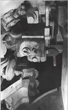 Рабочее место наводчика танка Объект 770 Деревянный макет 1956 г - фото 141