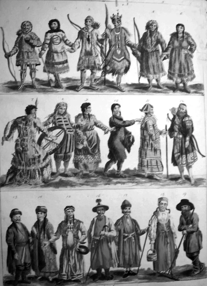 Таблица народов России из книги Georgi JG Russland 1783 Взгляд изнутри - фото 26