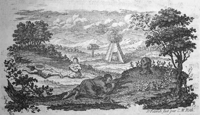 Гравюра Финские нации из книги Georgi JG Russland 1783 Костюмная - фото 34