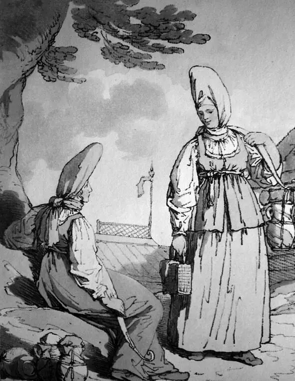 ДА Аткинсон Охтинские молочницы Примечательно что в любительских рисунках - фото 61