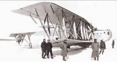 Бомбардировщик СименсШуккерт RVII январь 1917 г Размах крыла 38 5 м - фото 132