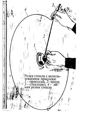 Рис 160 Рис 161Резка стекла с использованием присосок 1присоска - фото 163