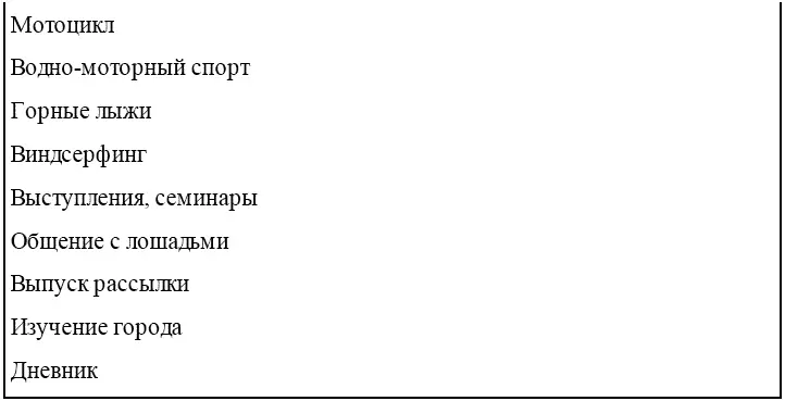 В Мероприятиях указаны те развивающие дела которые на данный момент жизни в - фото 54