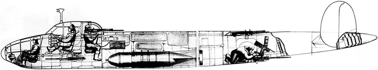 Компоновка второго варианта бомбардировщика ДБII108 В соответствии с приказом - фото 24