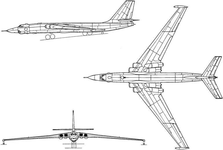 Модель самолета проекта 30 В 1962 году из 116 серийных М4 и 3М в строю - фото 77