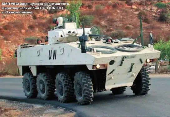 БМП VBCI французского контингента миротворческих сил ООН UNIFIL в Южном - фото 59
