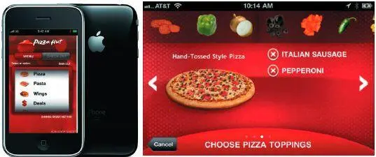 Рис 923Ресторан Pizza Hut успешно использует в качестве меню приложение - фото 43