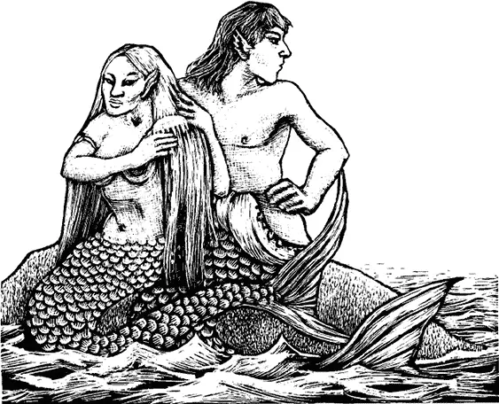 Морские люди И мужские и женские особи морских русалок способны превращать - фото 63