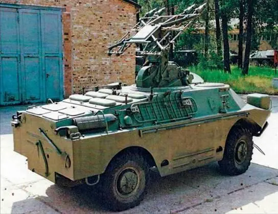 Боевая машина ЗРК Стрела1 М в боевом положении Контейнеры с ЗУР - фото 33