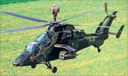Боевой вертолет Тигр с ПУ комплекса PARS3 Ракета ATGW3LR с - фото 66