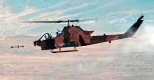Пуск ПТУР Спайк с боевого вертолета АН1 Кобра Управляемая ракета - фото 68