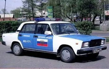 1995 Автомобиль ВАЗ2107 Жигули в окраске схожей с машинами МВД России Все - фото 10
