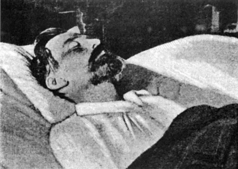 А П Чехов на смертном одре Могила А П Чехова в Москве в Новодевичьем - фото 45