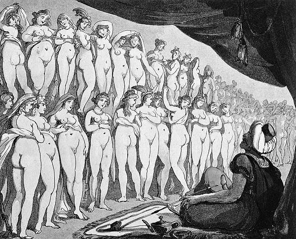 Томас Роулендсон Гарем Ок 1812 Массажный салон Баловник одно из - фото 4