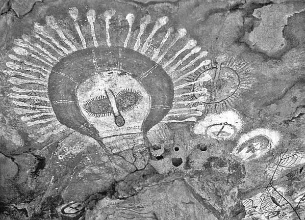Наскальный рисунок в одной из пещер Кимберли Австралия Но если в древние - фото 29