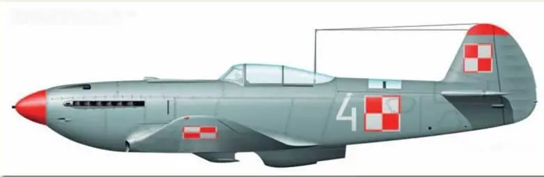 Истребитель Як9П ВВС ВМФ Польши Аэродром в Вицко Морске 1949 г Як9П ВВС - фото 72