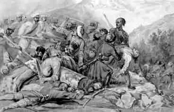 Эпизод сражения при Валерике 11 июня 1840 г Акварель М Ю Лермонтова и Г Г - фото 12