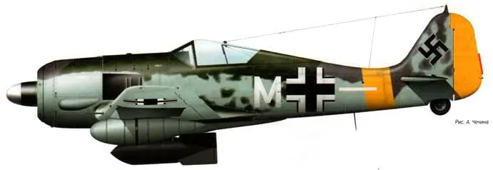 FW190G2 из IISG10 Восточный фронт 1943 г Командир 3й гвардейской - фото 71