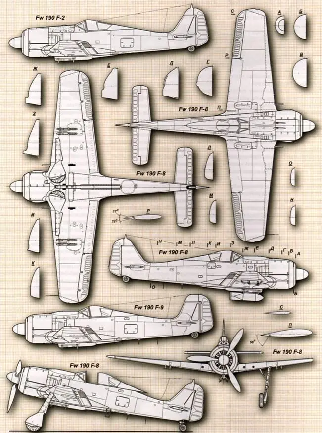 Юрий Кузьмин Сколько же было Fw 190 FockeWulf Fw 190 один из самых - фото 73