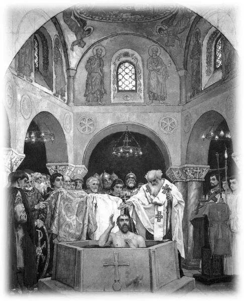 В М Васнецов Крещение святого князя Владимира Эскиз для росписи собора - фото 27