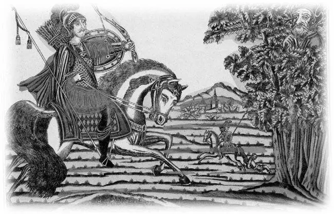 Илья Муромец и Соловей Разбойник Русский лубок XVIII в Но как ни - фото 46