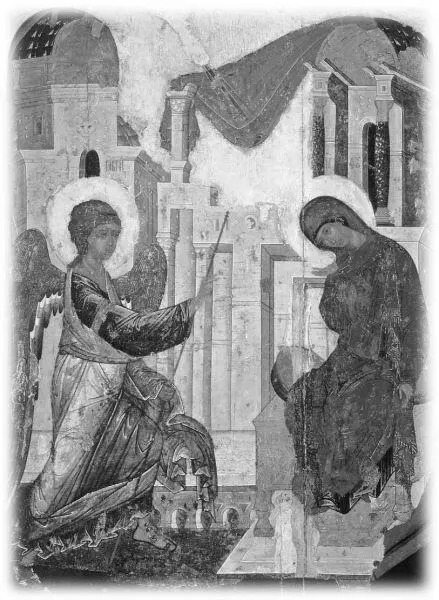 Андрей Рублев Благовещение Икона 1405 Современные исследования - фото 106
