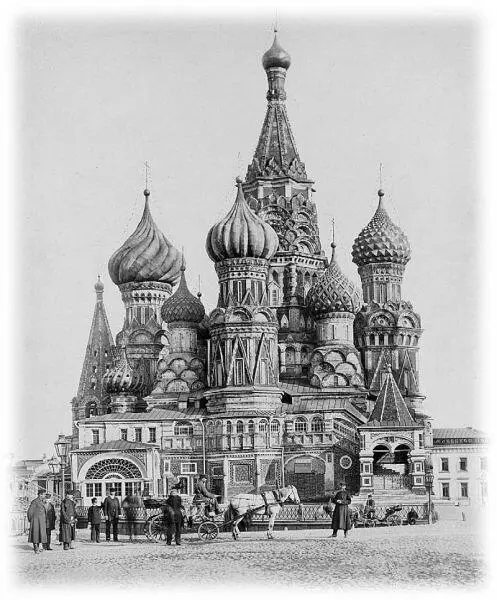 Собор Василия Блаженного Москва Фото начала XX в Как громом поражен купец - фото 111