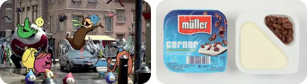 Рис 613Телереклама и упаковка йогурта Müller Созданный в 2011 году ролик - фото 84