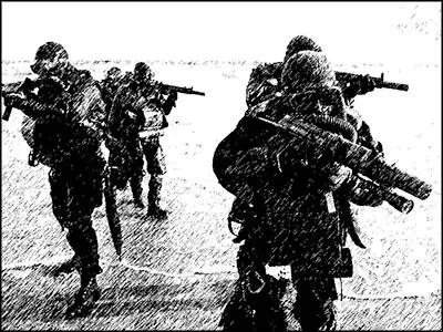 Диверсионная группа SAS высадилась на берег Еще нужно много терпения Не всегда - фото 85