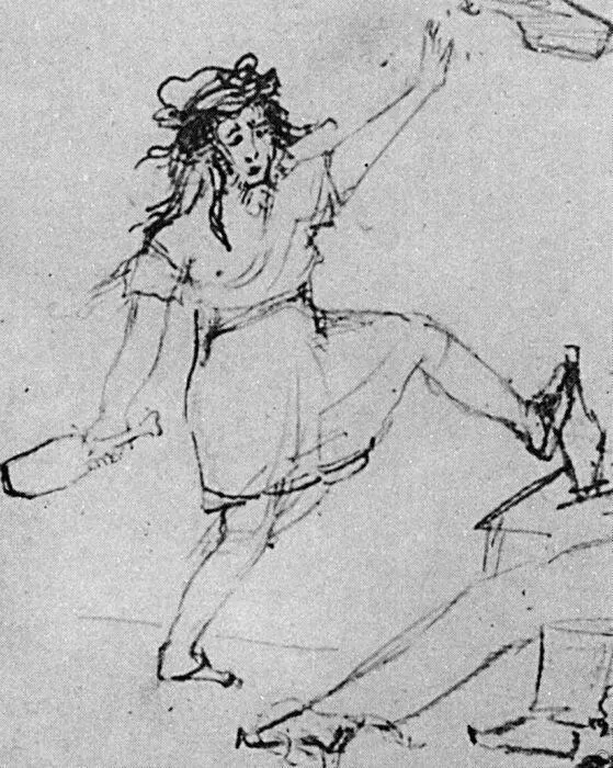 А И Истомина Рисунок А С Пушкина 1818 Вот вам на память воскликнул - фото 74