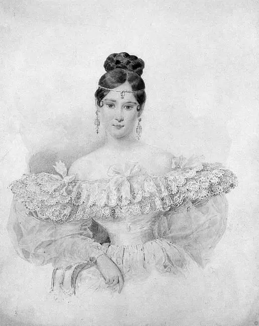Н Н Пушкина С портрета работы А П Брюллова 18311832 Е Н Гончарова С - фото 86