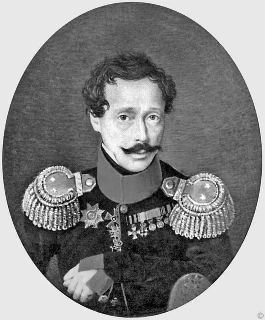 Ф Ф Гагарин Портрет работы П Волкова 1833 Во время Польской войны в - фото 128