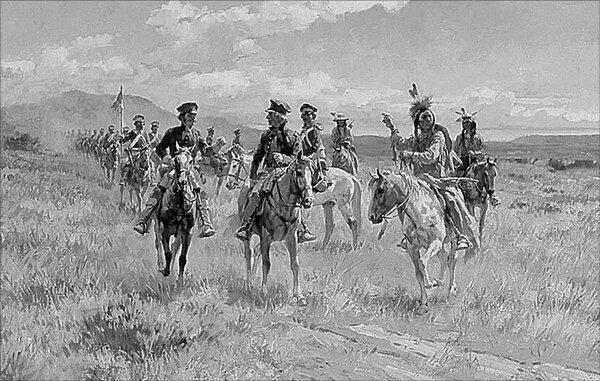 Экспедиция Самнера против шайенов в 1857 г Худ Р Андерсен Самнер сообщил - фото 92