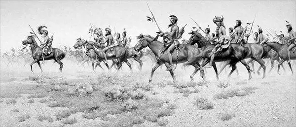 Отряд кайовов Худ Ф Маккарти Весной 1874 г молодой шаман Исатаи объявил - фото 167