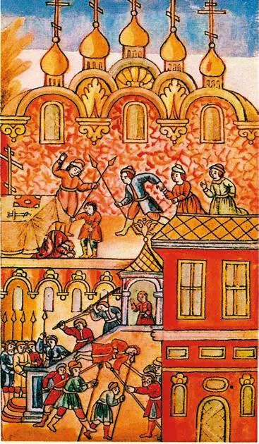 Хованщина 1682 г Цари Иван и Петр Алексеевичи и правительница Софья - фото 10